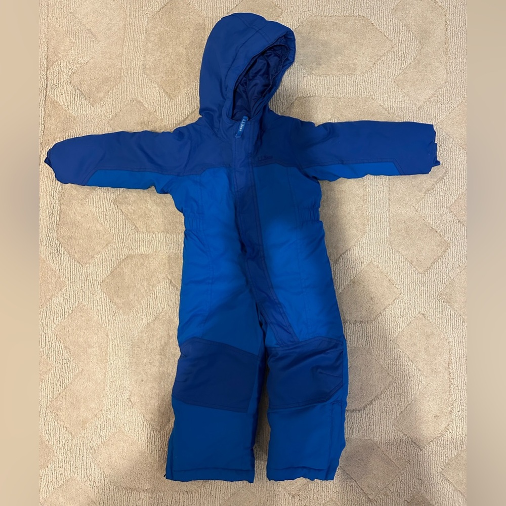 L.L. Bean Toddler Two-Tone Blue Snow Suit